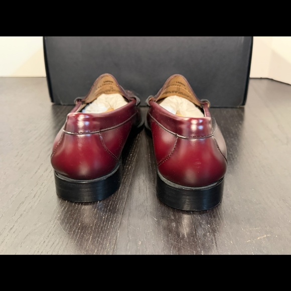G.H. Bass Originals Larson Weejuns® Penny Loafer Leather Shoes Wine Mens 8D main image 7